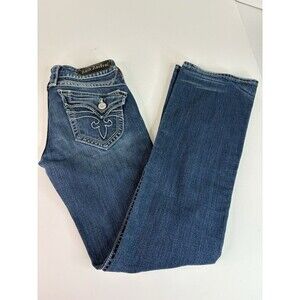 Rock Revival Chrissie Boot Cut Jeans Size 29, Dark Blue, RRJ8122